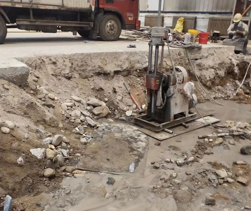 珠山公路下沉压浆