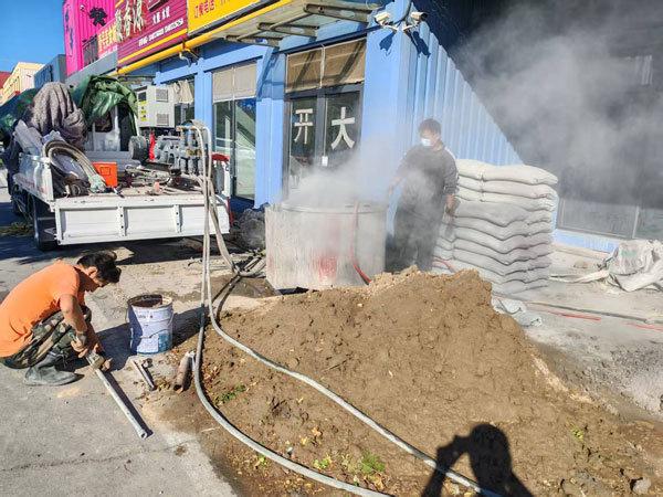 珠山顶管注浆加固